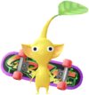 A Yellow Decor Pikmin in Skate Park decor, may be a different location. Not used in-game as of update v49.0.