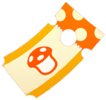 Icon for the Mushroom Recharge Ticket in Pikmin Bloom.