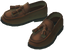 "Tassel Loafers (Dark Brown)" Mii shoe part in Pikmin Bloom.