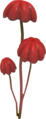 Artwork of the rosy parachutes from Pikmin 3.