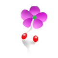 The icon for a White Pikmin in the flower stage in Pikmin 2 (Nintendo Switch).