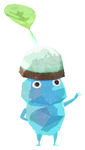 Lifelog artwork of an Ice Special Decor Pikmin with 2026 Chocoloate decor from Pikmin Bloom.