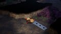 The treasure being carried by 3 Red Pikmin.