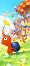 In-game texture of the Pikmin Bloom loading screen used from version 57.0 to 70.0.