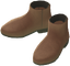 "Suede Ankle Boots (Light Brown)" Mii shoe part in Pikmin Bloom.