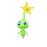 Icon for the Glow Pikmin, from Pikmin 4's Piklopedia.