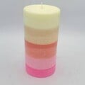 A real world image of a wax candle which looks similar to the Olfactory Sculpture.