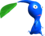 Artwork of a Blue Pikmin running in Pikmin.