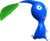 Artwork of a Blue Pikmin running in Pikmin.
