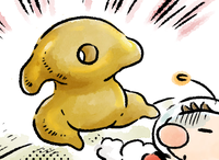 The Plasm Wraith pursuing Olimar as seen in the comic "Found You!"