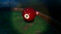 The Sphere of Good Fortune in The Mud Pit, in the location it is discovered.
