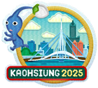 The patch rewarded for the Pikmin Bloom Tour 2025: Kaohsiung Event.