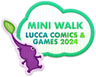 The patch rewarded for the Pikmin Bloom MINI WALK: Lucca Comics & Games 2024 Event.