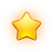 Icon of a star in Pikmin Bloom, used when viewing a mushroom battle or weekly challenge's results.