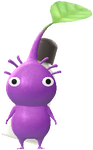 A Purple Hotel Decor Pikmin with Hotel Amenities decor from Pikmin Bloom.