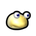 The Piklopedia icon of the Bulborb Larva in the Nintendo Switch version of Pikmin 2.