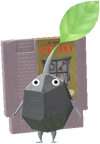 A Rock Special Decor Pikmin with Game Pak decor from Pikmin Bloom.