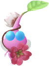 A Winged Park Decor Pikmin with Four-Leaf Clover (Rare) decor from Pikmin Bloom.