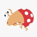 Nintendo Switch Online Pikmin 4 character icon element of a Bulborb.