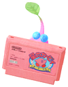 Lifelog artwork of a Winged Special Decor Pikmin with Game Pak decor from Pikmin Bloom.
