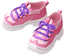 Sporty pink shoes from Pikmin Bloom.