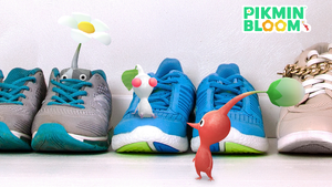 Promotional image for the 2023 Sneaker Keychain Event in Pikmin Bloom.