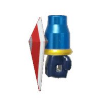Icon for the Fist-Force Combobot, from Pikmin 4's Treasure Catalog.
