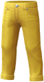 "Cuffed Jeans (Yellow)" Mii bottom part in Pikmin Bloom.