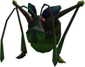 A cropped screenshot of an Antenna Beetle.