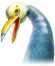 The Burrowing Snagret's spirit in Super Smash Bros. Ultimate. It uses official artwork from Pikmin.