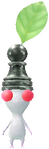 A special event White Decor Pikmin wearing a black Chess Piece.