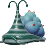 Render of a Moldy Slooch from the Pikmin Garden website.