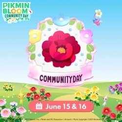 Promotional image for the June 2024 Community Day.
