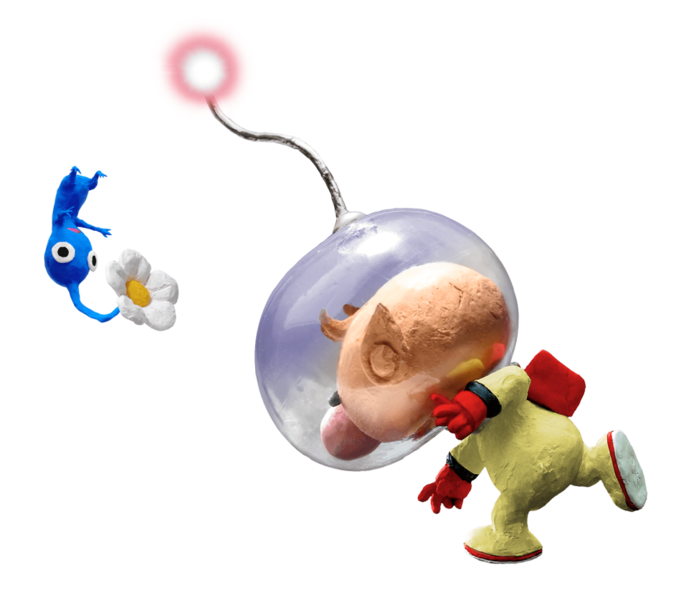 File:Olimar Throwing Clay Art.png