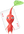 A Red Special Decor Pikmin with Playing Card decor from Pikmin Bloom.