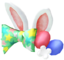 "Colorful Bunny Ears (White)" Mii hat part in Pikmin Bloom.