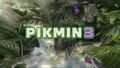 Pikmin 3's original logo and darker setting.