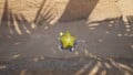 The treasure being carried by 5 Blue Pikmin.