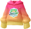 "Pikmin Bloom Journey 2024: Challenge Anywhere Exclusive Hoodie" Mii outerwear part in Pikmin Bloom.