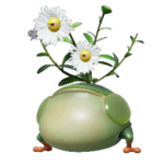 Icon for the Creeping Chrysanthemum, from Pikmin 4's Piklopedia.