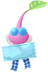A Winged Special Decor Pikmin with Reverse Valentine's Day Sticker decor from Pikmin Bloom.