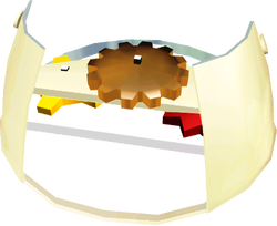 Artwork of the Gluon Drive from Pikmin.