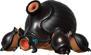 Render of the Horned Cannon Beetle from the Pikmin Garden website.