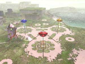 The landing site of The Distant Spring.