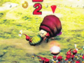 Screenshot of a Breadbug in Pikmin from the Nintendo Power Promotional Booklet.