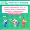 Promo art for the exclusive Decor Pikmin obtainable at the Japan Expo 2023 in Paris, France.