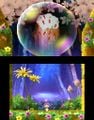 Pikmin trapped in a bubble (from the Brilliant Garden springs).