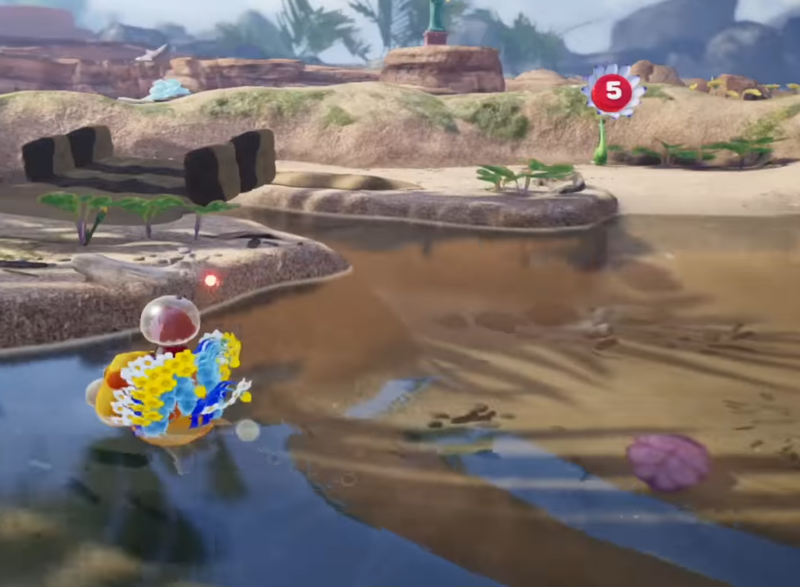 File:Pikmin 4 Water Dumple Carcass in Water Prerelease.png