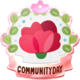 Community Day badge for the Carnation Community Day.