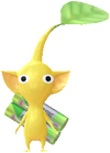 A Yellow Appliances Store Decor Pikmin with Battery decor from Pikmin Bloom.